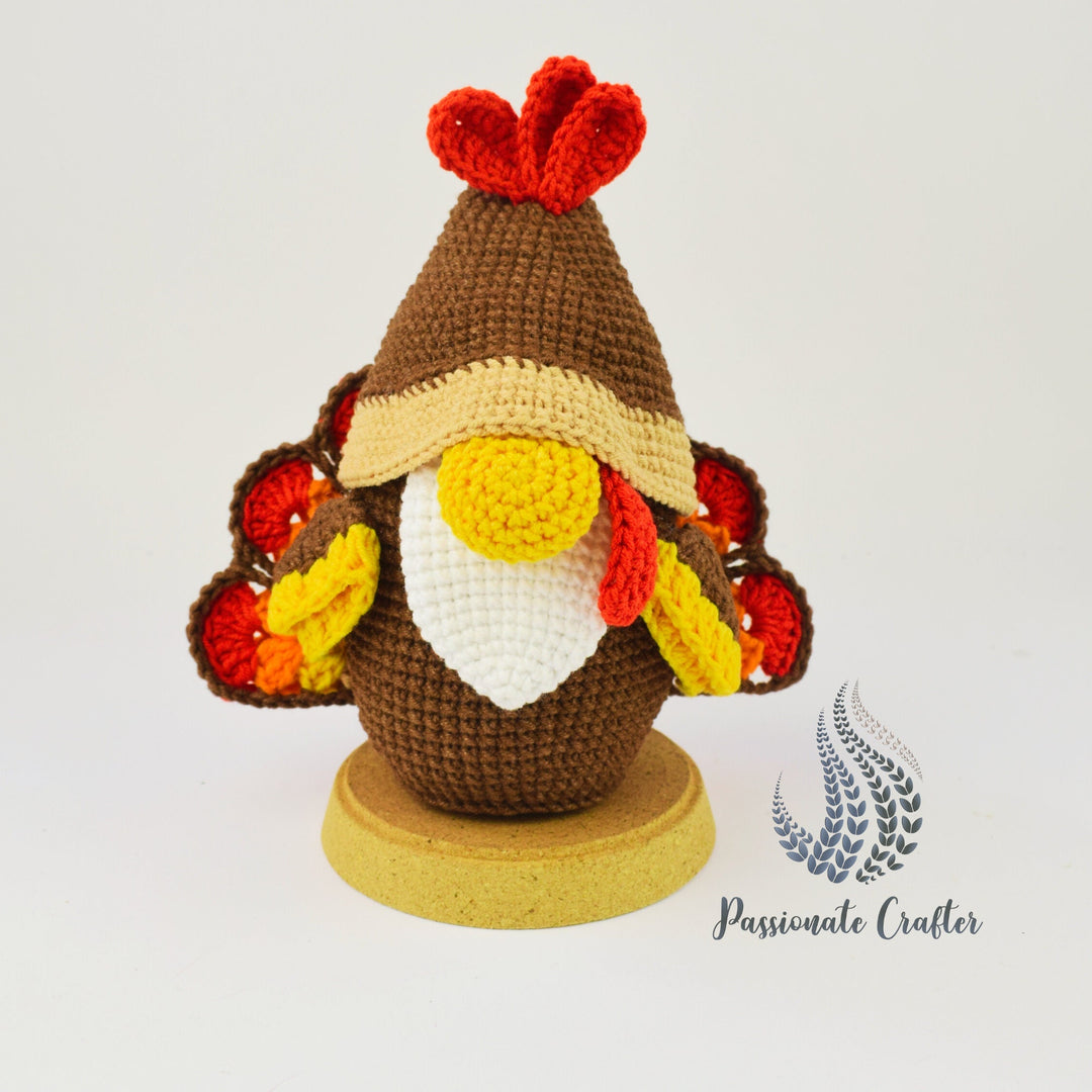 Thanksgiving Turkey Gnome Crochet Pattern
