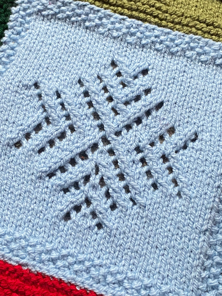 Christmas Patchwork Blanket Crochet Pattern