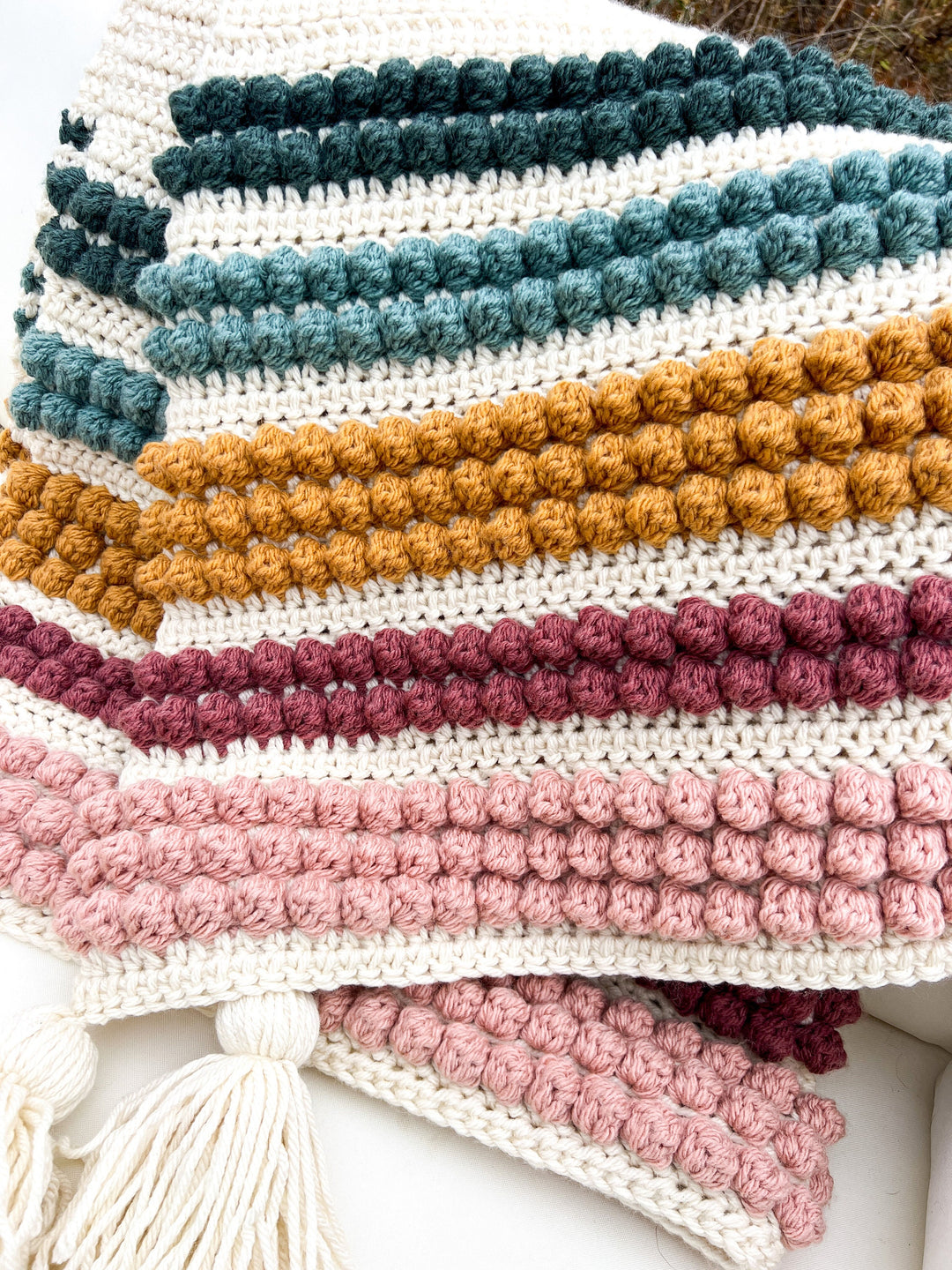 Modern Chunky Blanket Crochet Pattern
