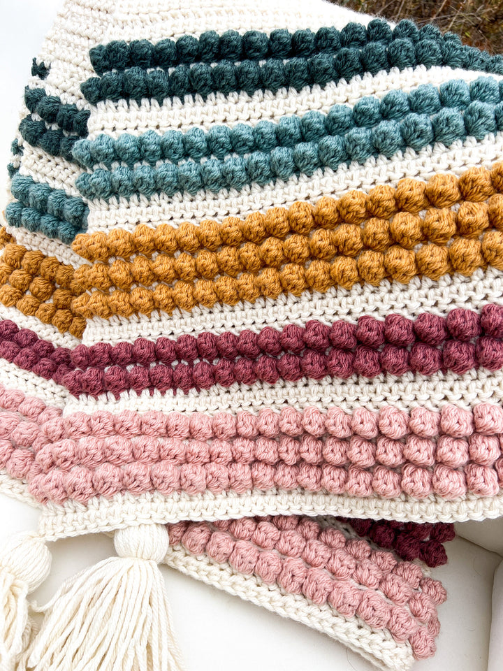 Modern Chunky Blanket Crochet Pattern