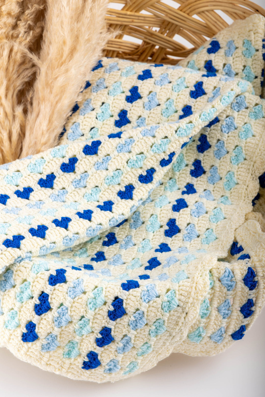 Easy Modern Video Heart Afghan Crochet Pattern