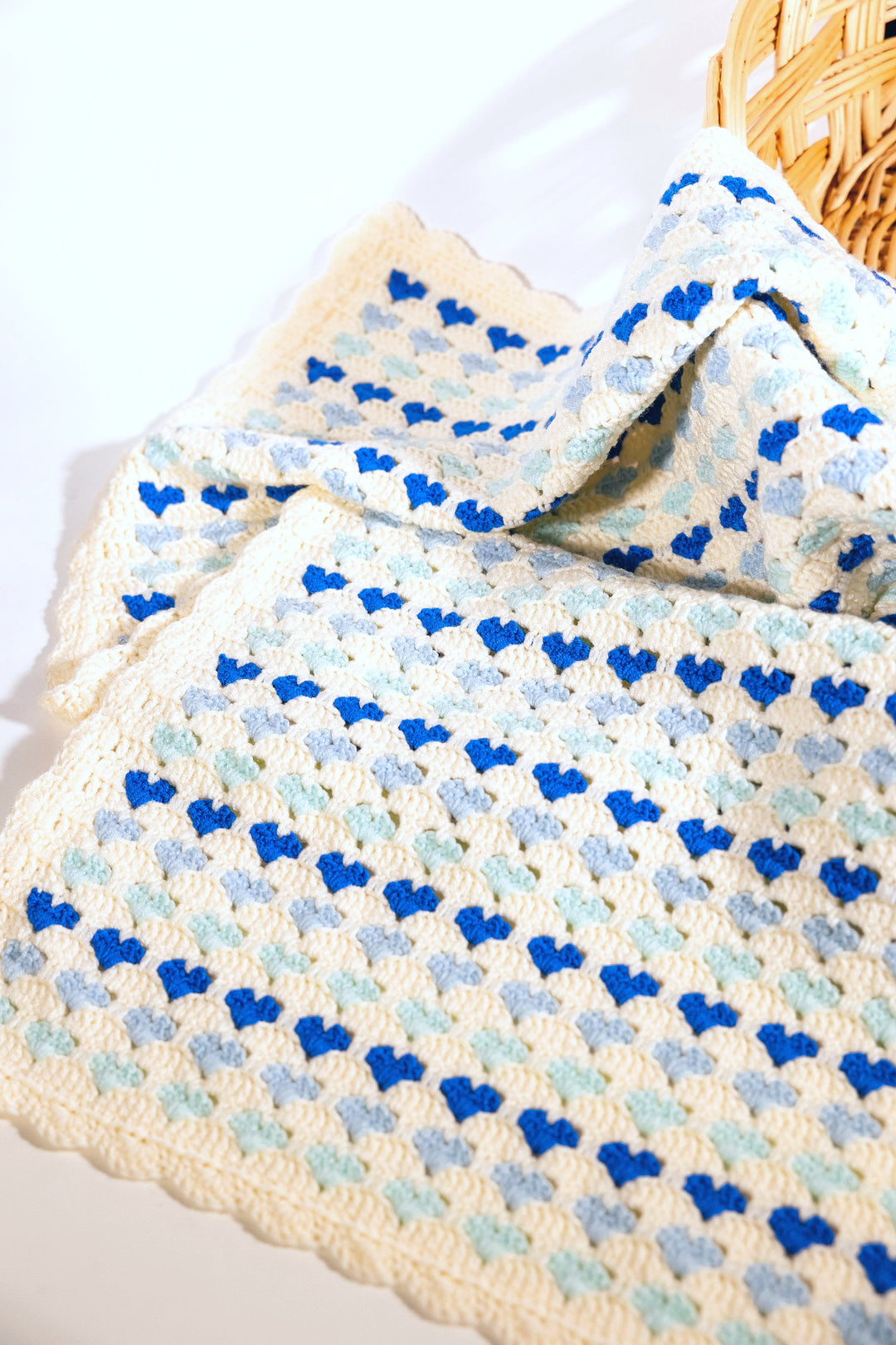 Easy Modern Video Heart Afghan Crochet Pattern