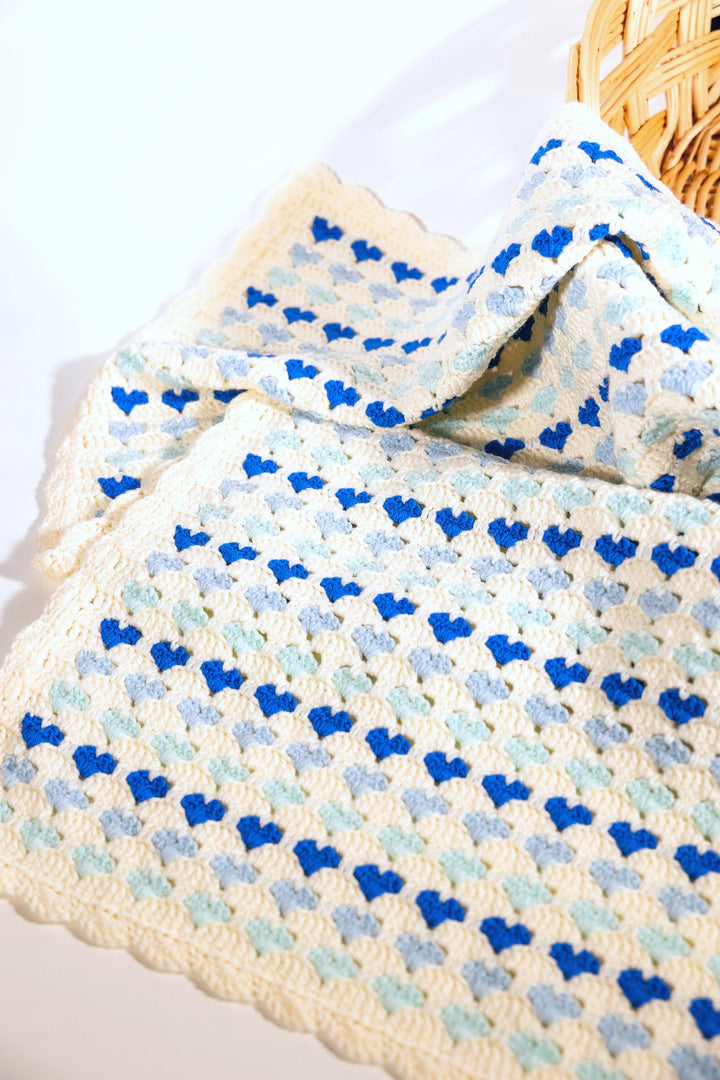 Easy Modern Video Heart Afghan Crochet Pattern