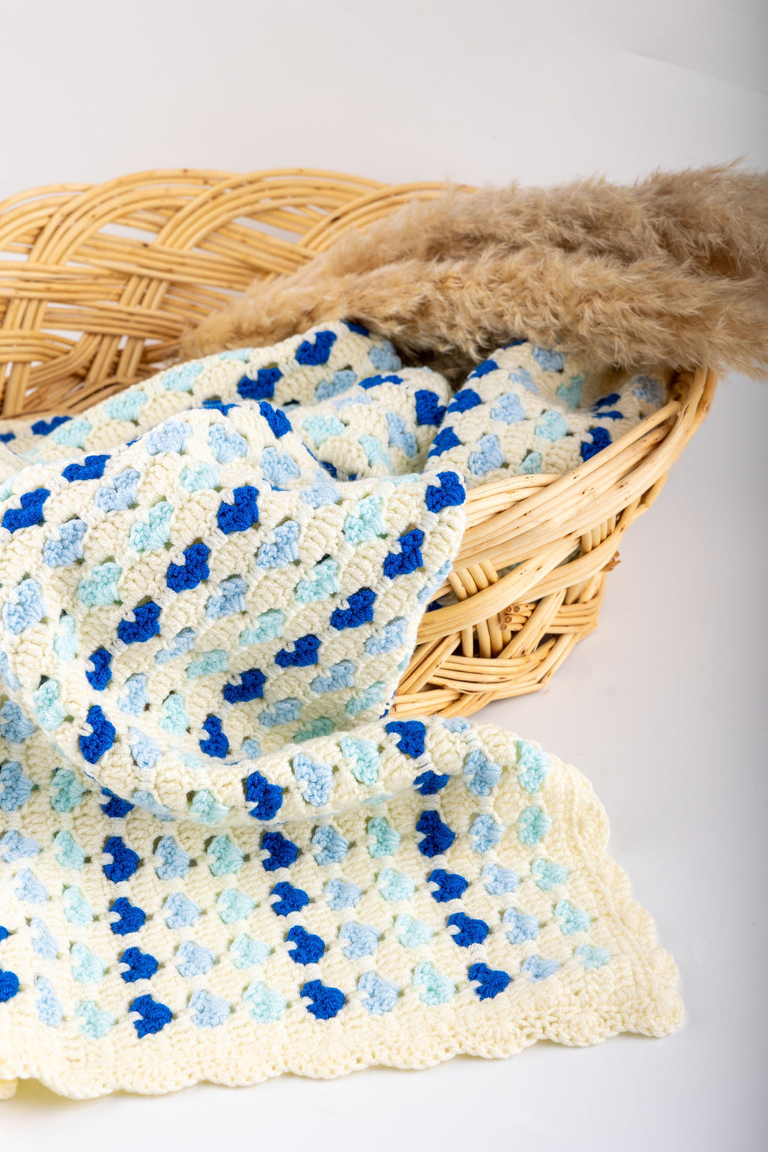 Easy Modern Video Heart Afghan Crochet Pattern