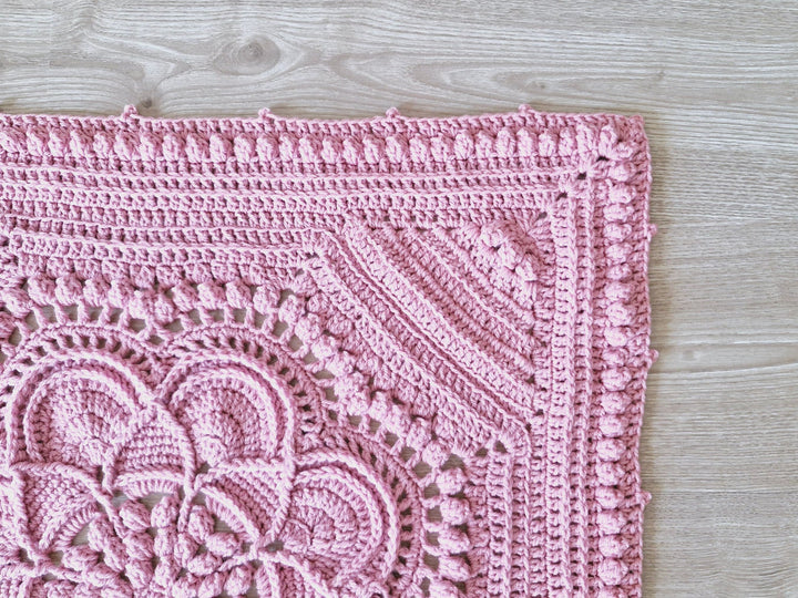 Delilah Heirloom Throw Blanket Crochet Pattern