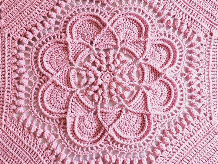Delilah Heirloom Throw Blanket Crochet Pattern