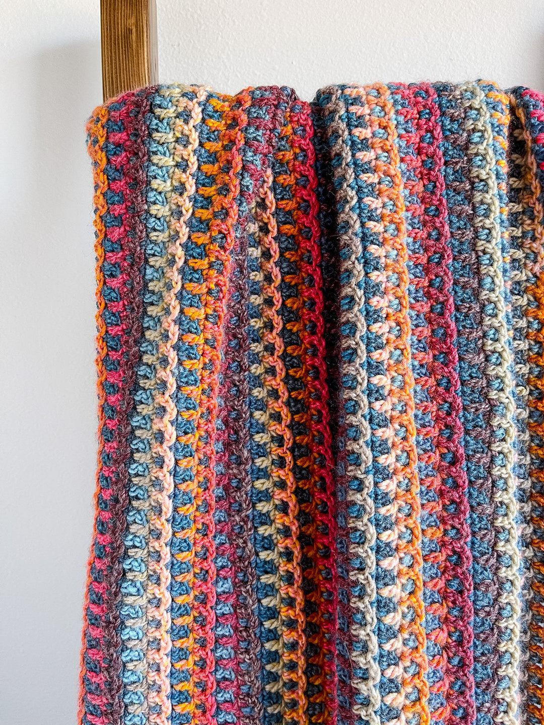 Unique Textured Woven Blanket Crochet Pattern