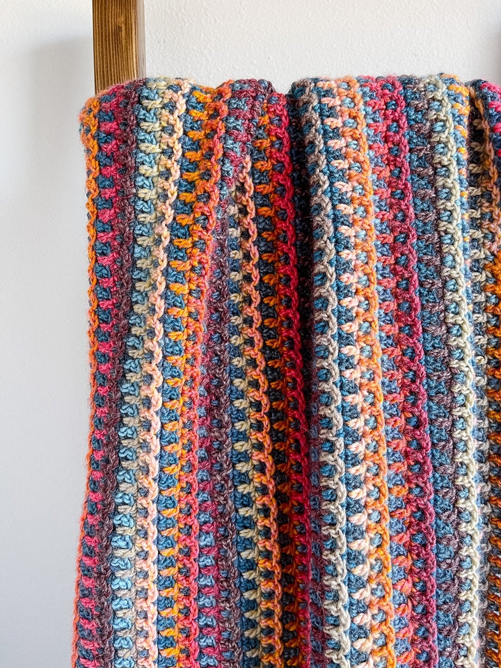 Unique Textured Woven Blanket Crochet Pattern