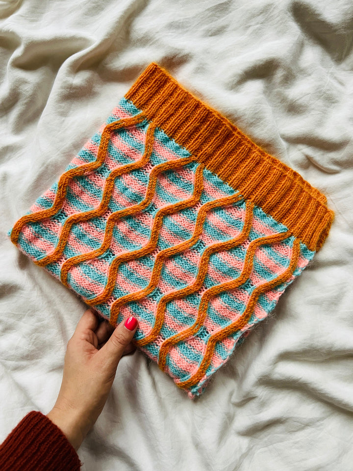 Gustav Funky Striped Baby Blanket Crochet Pattern