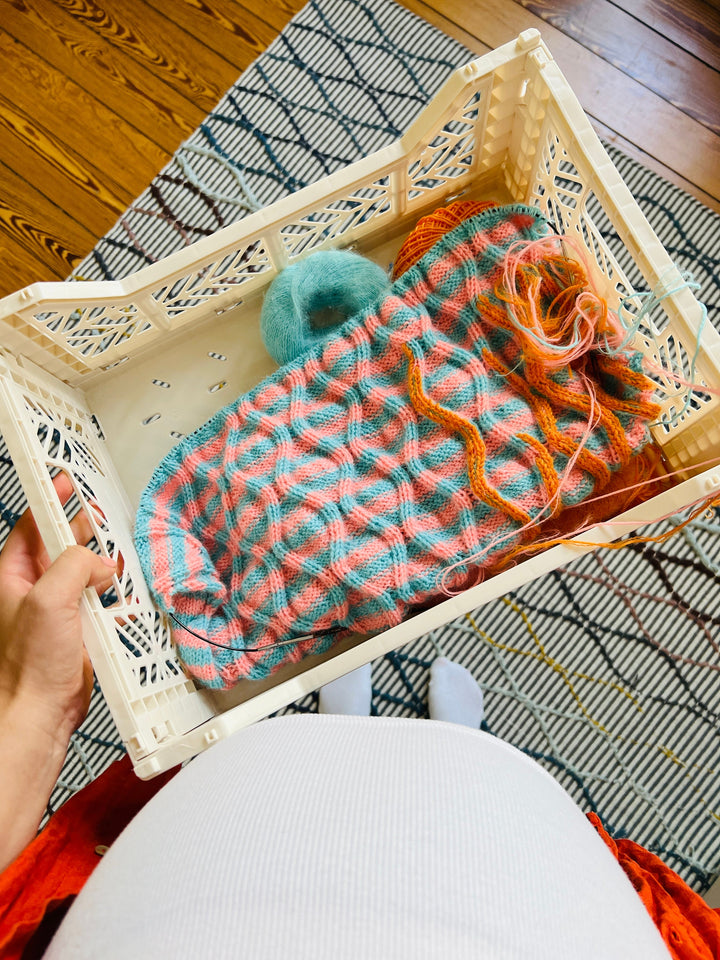 Gustav Funky Striped Baby Blanket Crochet Pattern