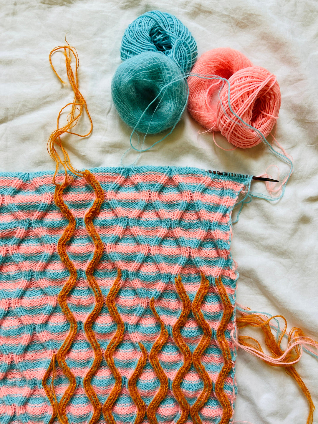 Gustav Funky Striped Baby Blanket Crochet Pattern