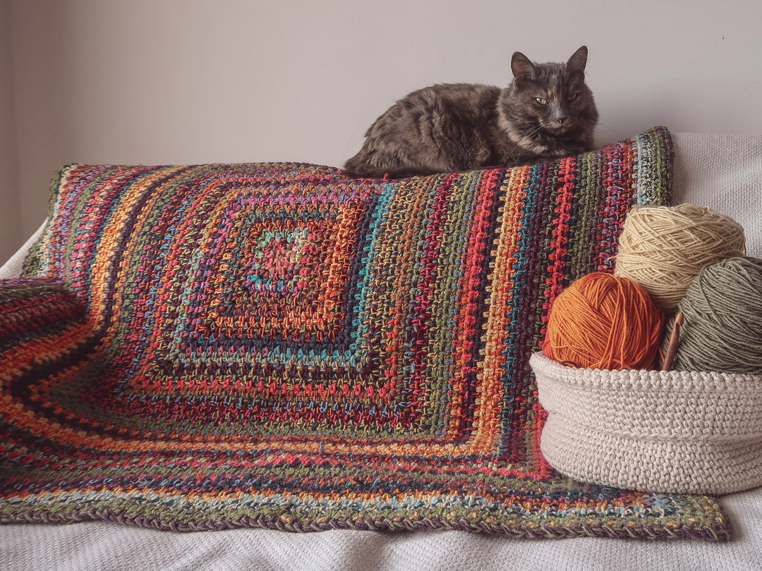 Stash Friendly Made To Measure Blanket Crochet Pattern