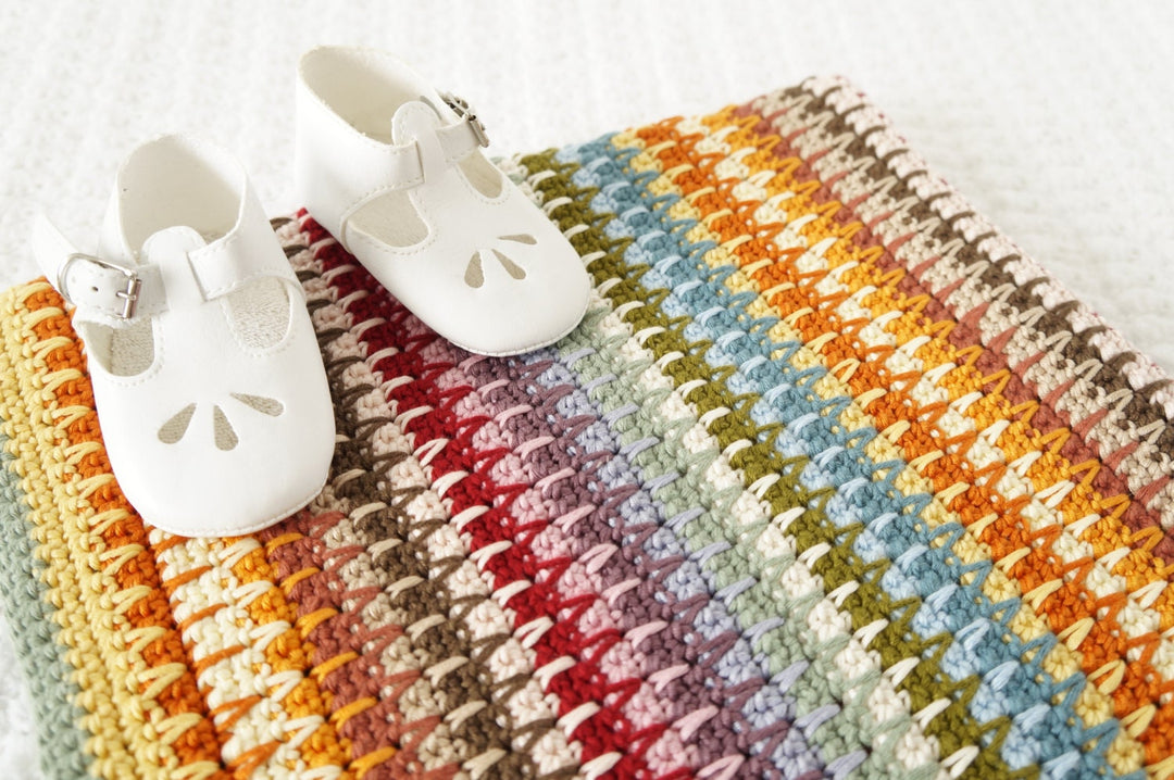 Modern Farmhouse Baby Blanket Crochet Pattern