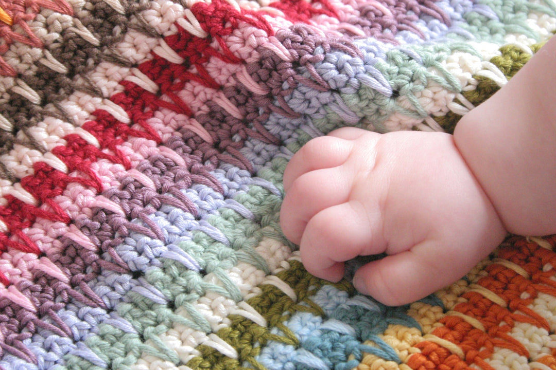 Modern Farmhouse Baby Blanket Crochet Pattern
