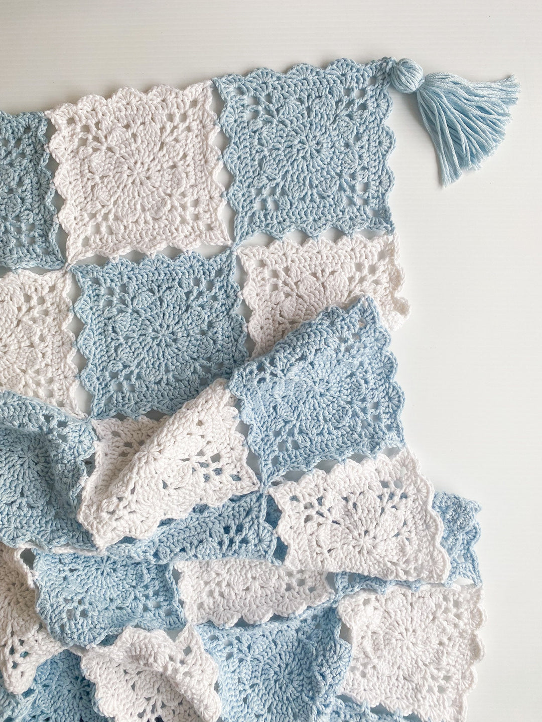 Adaptable Flower Square Blanket Crochet Pattern