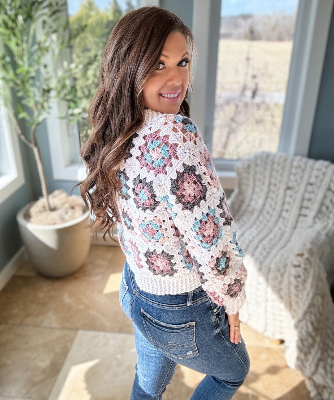 Blake Granny Square Cardigan Crochet Pattern