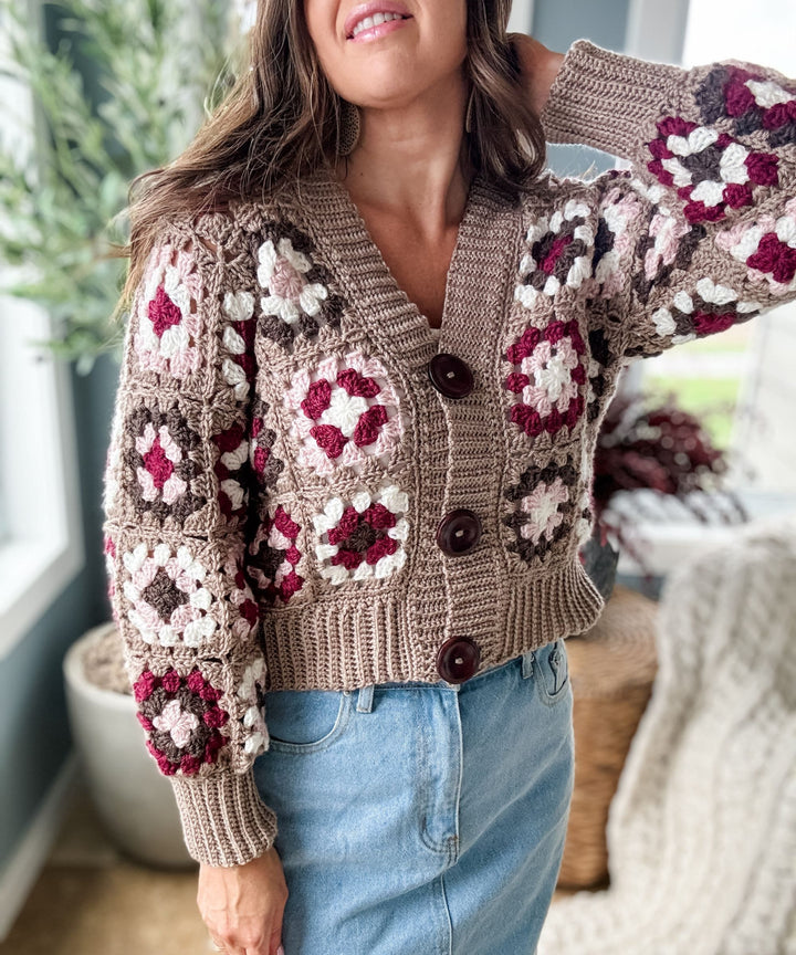 Blake Granny Square Cardigan Crochet Pattern