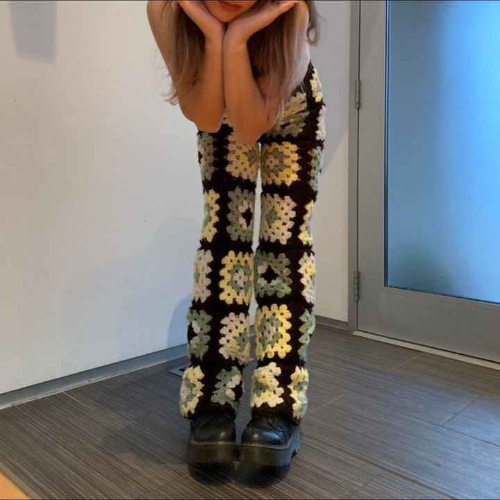 Boho Granny Square Pants Crochet Pattern For Beginners
