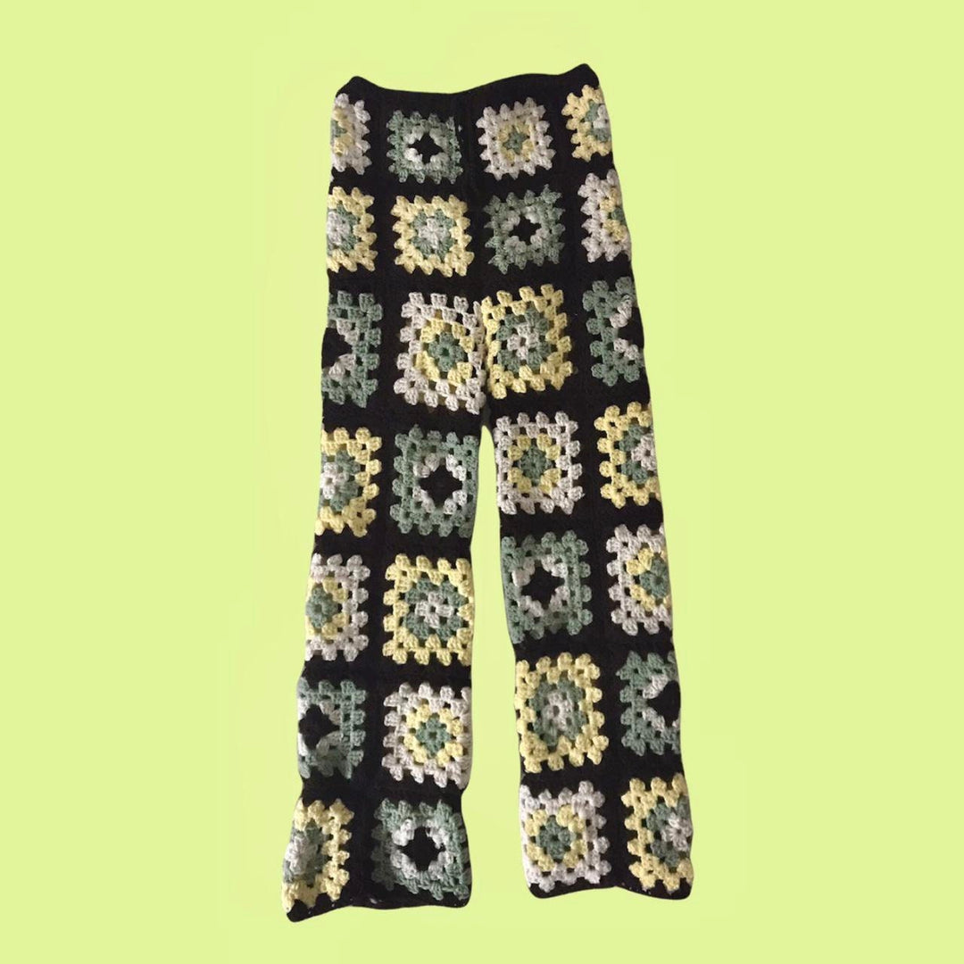 Boho Granny Square Pants Crochet Pattern For Beginners