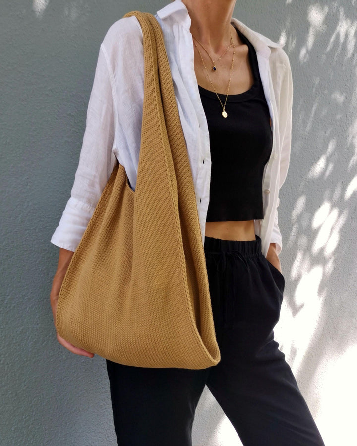 Everyday Casual Tote Bag Knitting Pattern