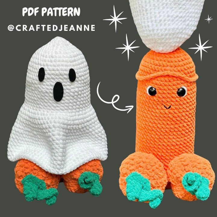 Halloweenie Ghost Crochet Pattern