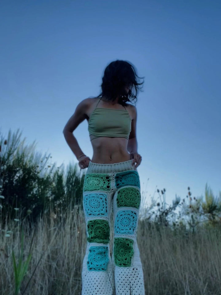 Made To Measure Lace Bell Bottom Pants Crochet Pattern