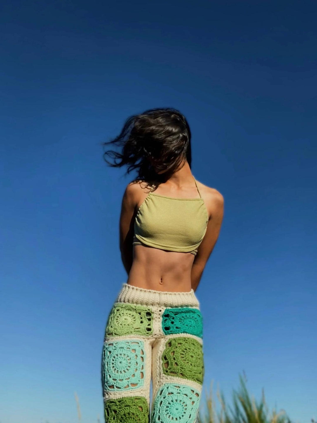Made To Measure Lace Bell Bottom Pants Crochet Pattern