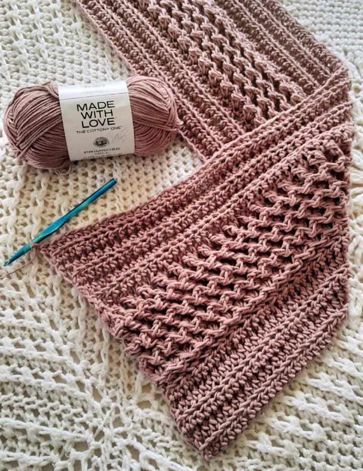 2 In 1 Reversible Waffle Blanket Crochet Pattern