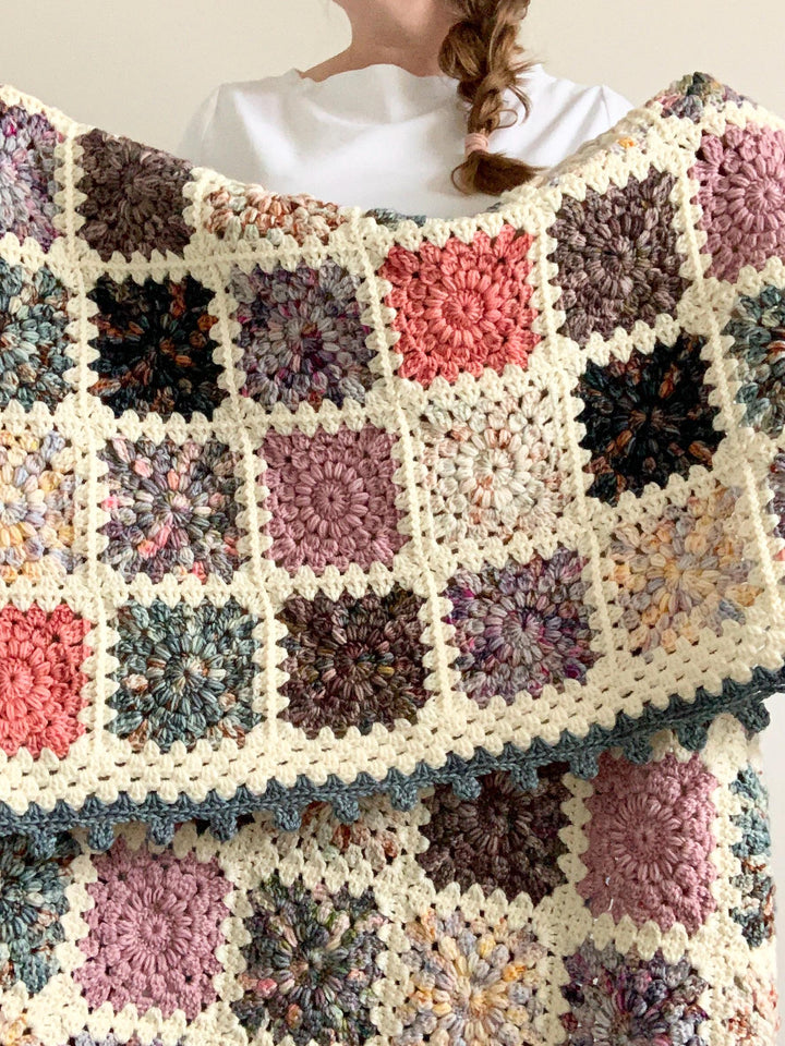 Modern Hygge Burst Blanket Crochet Pattern