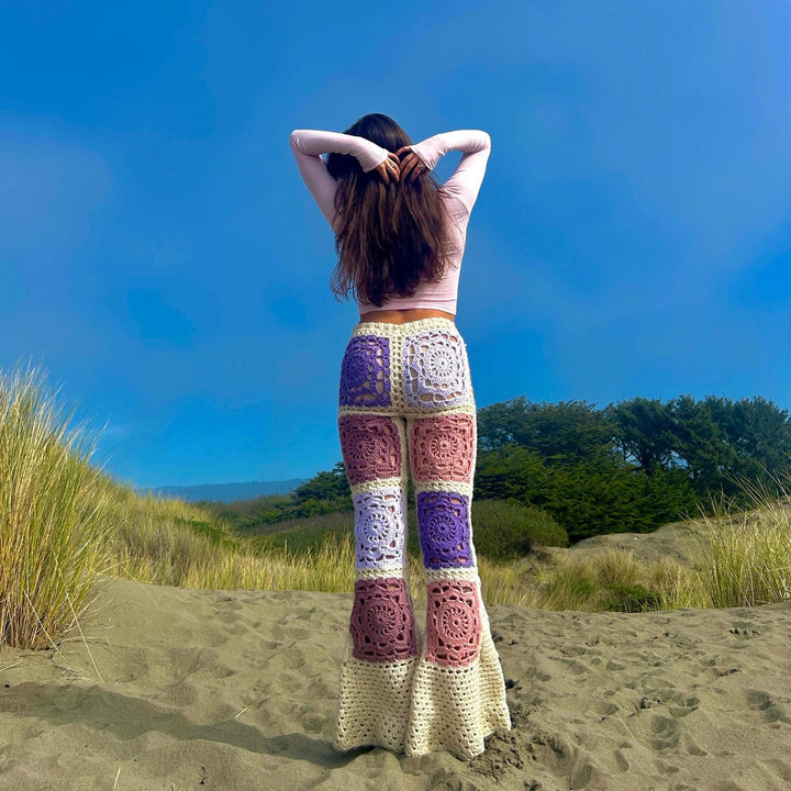 Made To Measure Lace Bell Bottom Pants Crochet Pattern