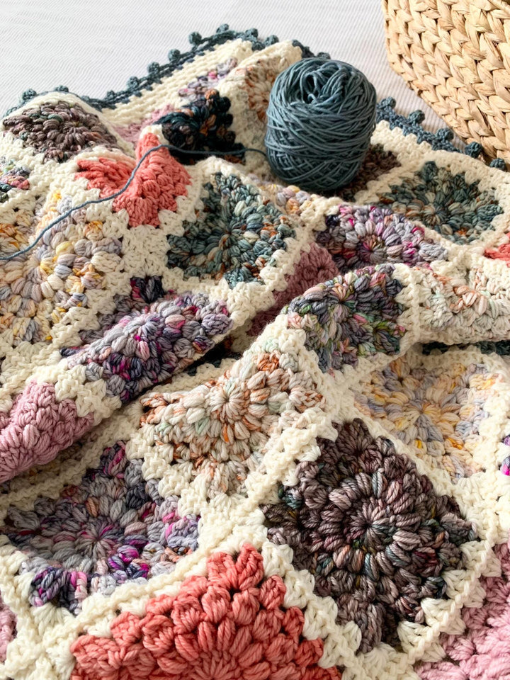 Modern Hygge Burst Blanket Crochet Pattern