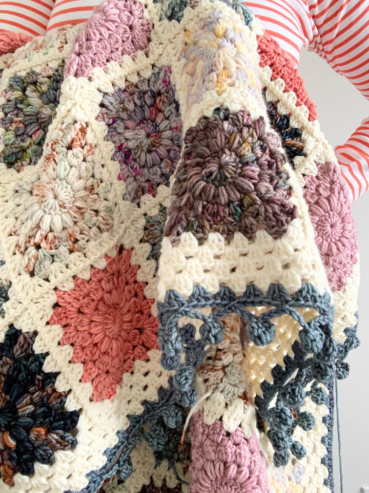 Modern Hygge Burst Blanket Crochet Pattern