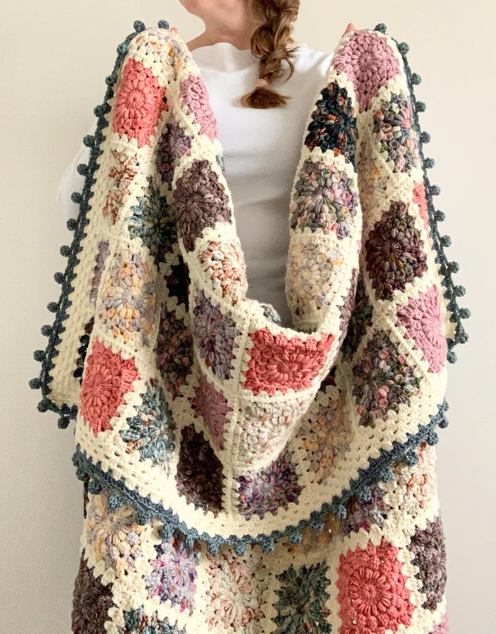 Modern Hygge Burst Blanket Crochet Pattern
