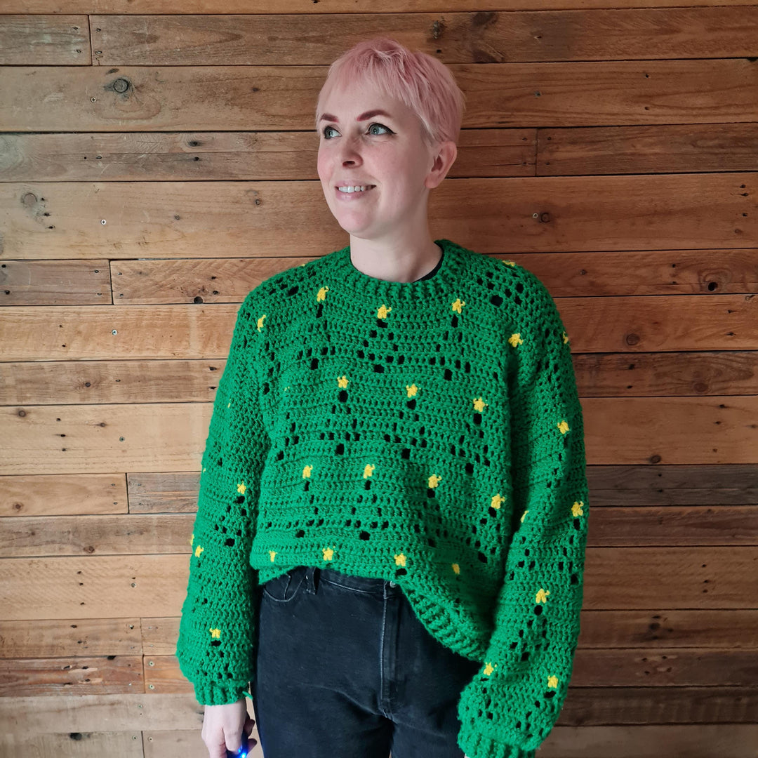 2-in-1 Festive Christmas Jumper and Cardigan Crochet Pattern
