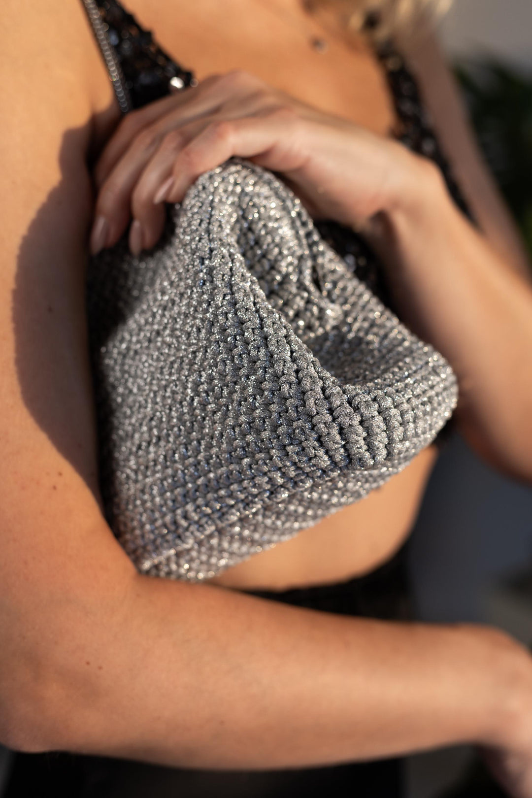 Elegant Sparkle Clutch Bag Crochet Pattern