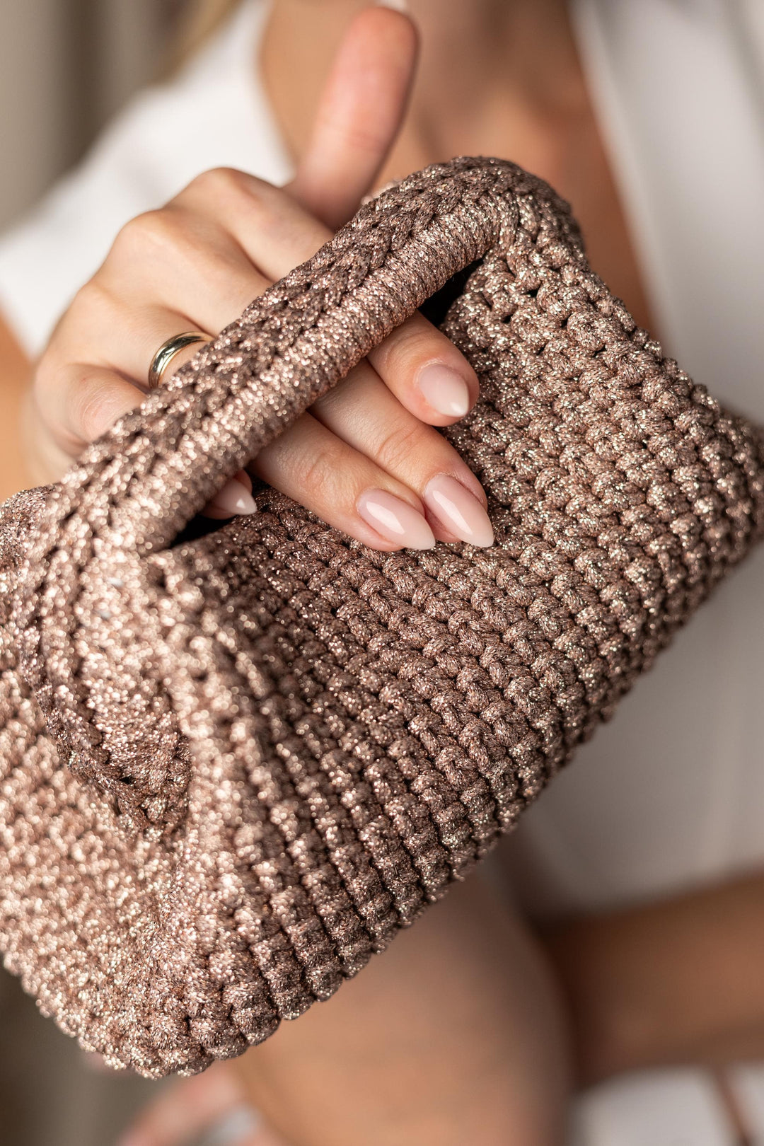 Elegant Sparkle Clutch Bag Crochet Pattern