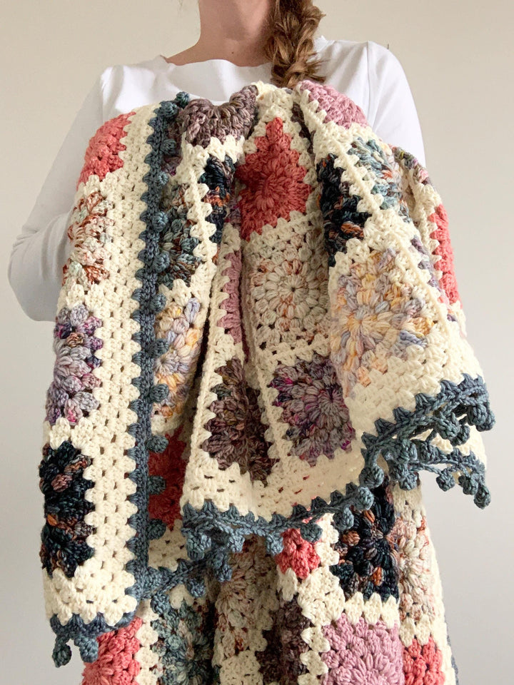 Modern Hygge Burst Blanket Crochet Pattern
