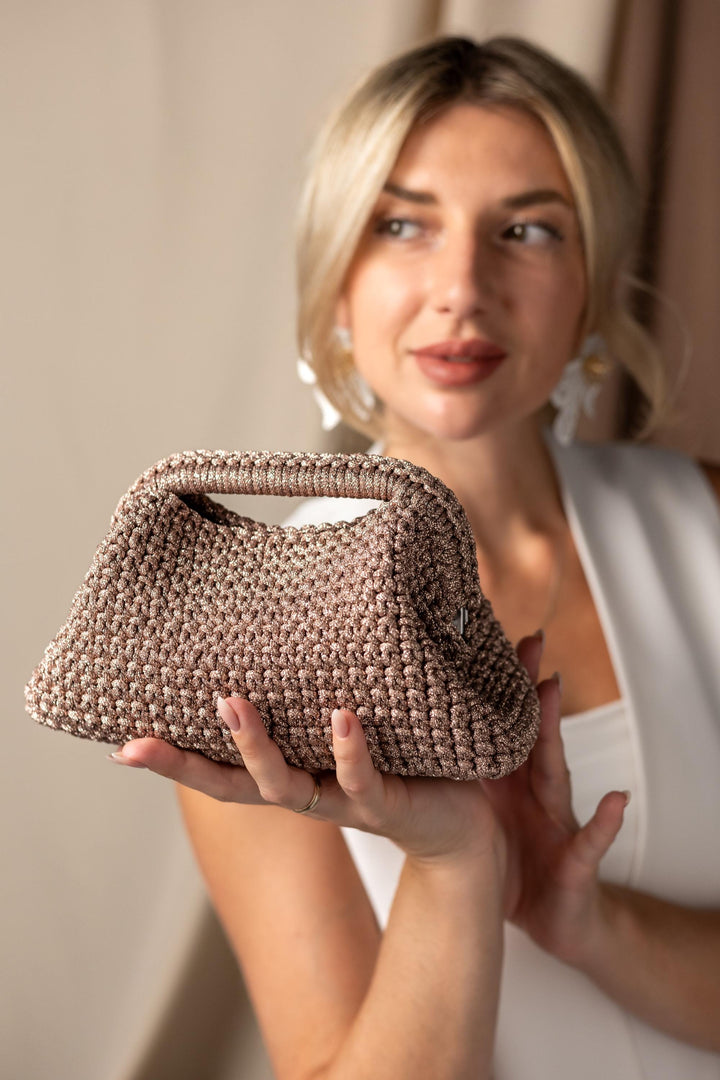 Elegant Sparkle Clutch Bag Crochet Pattern