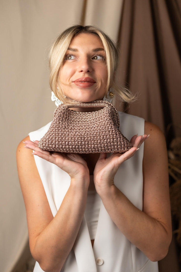 Elegant Sparkle Clutch Bag Crochet Pattern