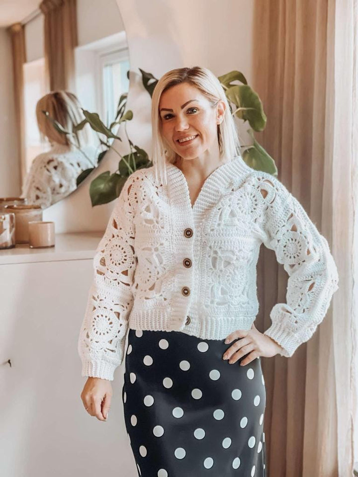 Teresa Granny Square Cardigan Crochet Pattern