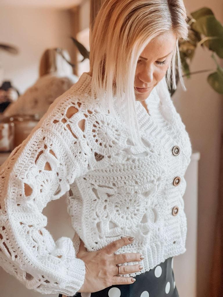 Teresa Granny Square Cardigan Crochet Pattern