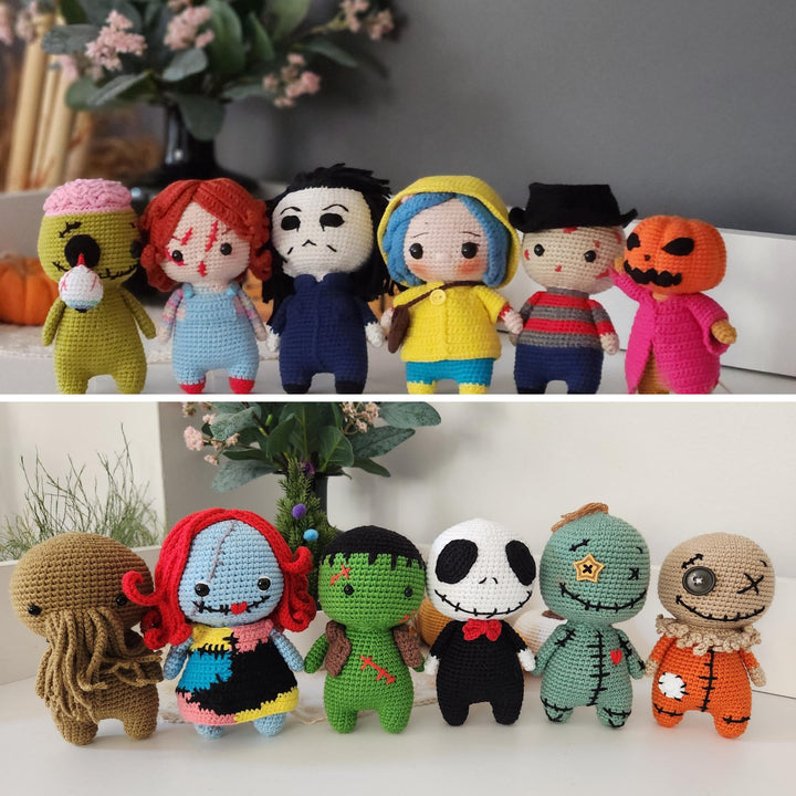 12-in-1 Halloween Amigurumi Bundle