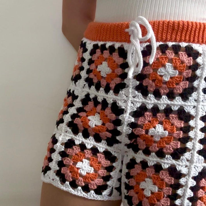 Advanced Granny Square Shorts Crochet Pattern With Custom Sizing