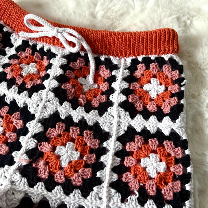 Advanced Granny Square Shorts Crochet Pattern With Custom Sizing