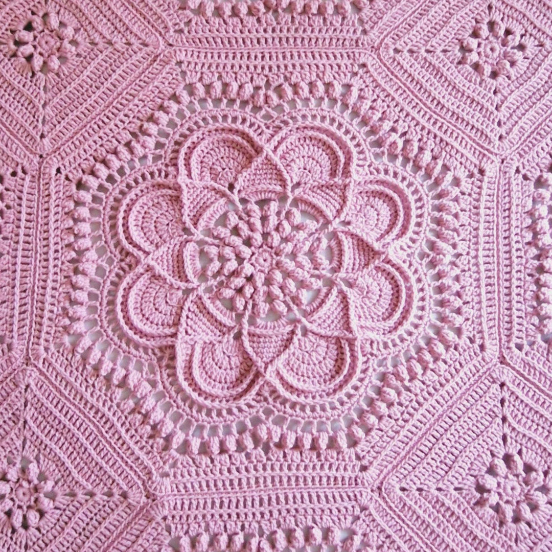 Delilah Heirloom Throw Blanket Crochet Pattern