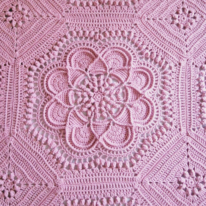 Delilah Heirloom Throw Blanket Crochet Pattern