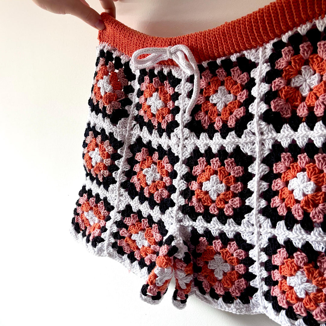 Advanced Granny Square Shorts Crochet Pattern With Custom Sizing