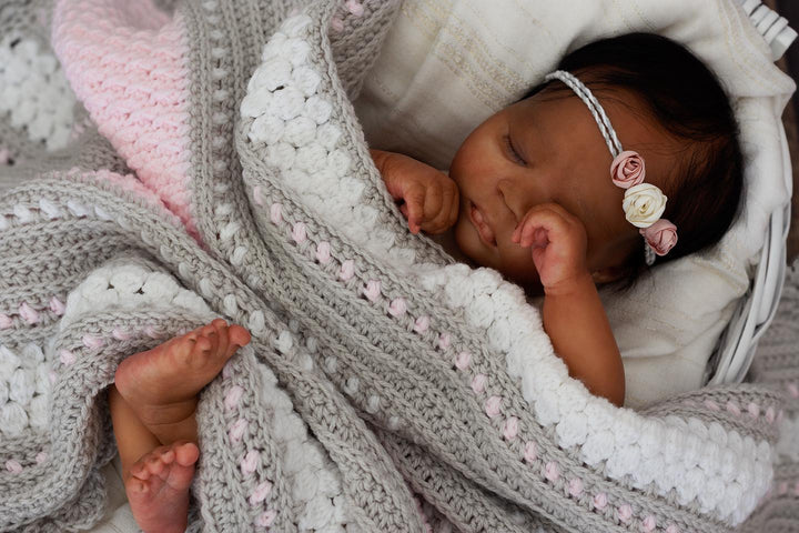 8 In 1 Striped Baby Blanket Crochet Pattern