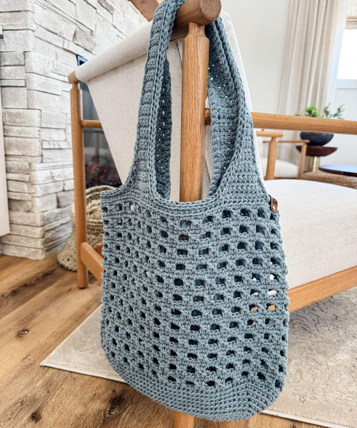 Peek-A-Boo Mesh Market Bag Crochet Pattern