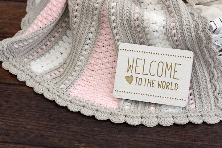 8 In 1 Striped Baby Blanket Crochet Pattern